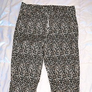 Old Navy High Rise Cheetah Skinny Pixie: Size 8 Tall